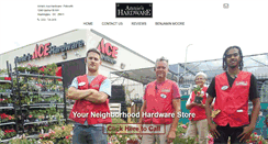 Desktop Screenshot of hardwarestorewashington.com