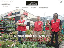 Tablet Screenshot of hardwarestorewashington.com